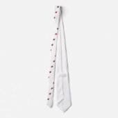 ラグビーのボールのタイ ネクタイ (裏面)