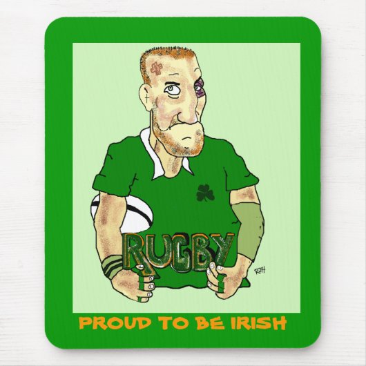 ラグビーのマウスパッド マウスパッド (正面)