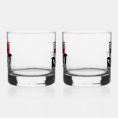 ラグビーのラントロックスガラス ウイスキーグラス (左)