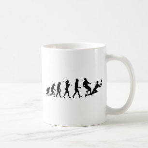 ラグビーの進化のおもしろいのスポーツ コーヒーマグカップ