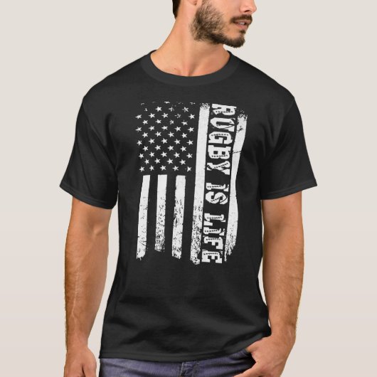 ラグビーはライフラグビー Tシャツ (正面)