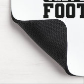 ラグビーもしビーは簡単だった彼らはサッカーと呼ぶ マウスパッド (コーナー)