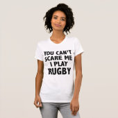 ラグビーをやっているから怖くない Tシャツ (正面フル)