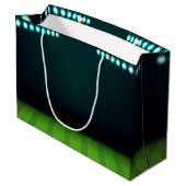 ラグビーをテーマにした追加ロゴ ラージペーパーバッグ (裏面アングル)