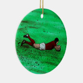 ラグビーアートセラミックオーナメント セラミックオーナメント (右)