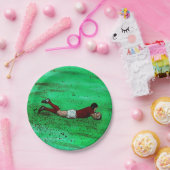 ラグビーアート紙プレート ペーパープレート (パーティー)