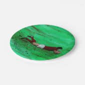 ラグビーアート紙プレート ペーパープレート (アングル)