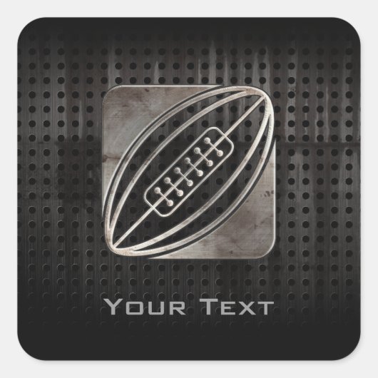 ラグビーカッコいいク スクエアシール (正面)