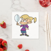 ラグビーガール紙ナプキンス スタンダードカクテルナプキン (インサイチュ)