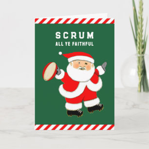 ラグビークリスマスカード シーズンカード