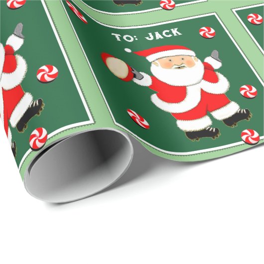 ラグビークリスマスギフト ラッピングペーパー (ロールコーナー)