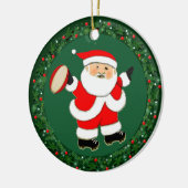 ラグビークリスマスコレクション セラミックオーナメント (左)