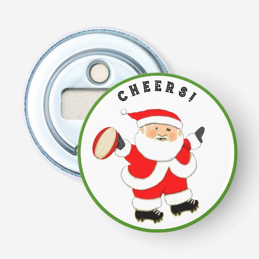 ラグビークリスマスストッキング 栓抜き (正面)