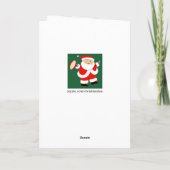 ラグビークリスマスホリデーカード シーズンカード (裏面)