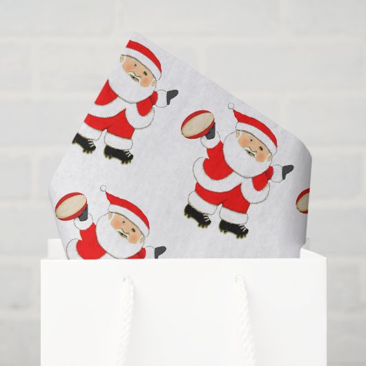 ラグビークリスマス ティッシュペーパー 薄葉紙 (ギフトバッグ)