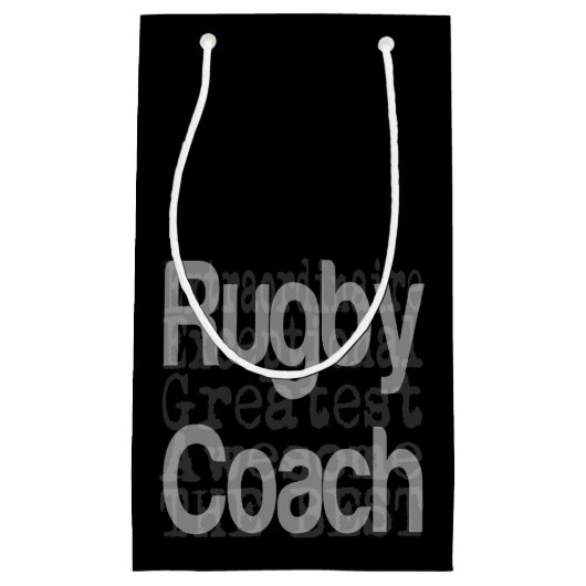 ラグビーコーチエクソナレスモール抱き枕 スモールペーパーバッグ (正面)