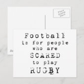ラグビーサッカータイプ.png ポストカード (正面/裏面)