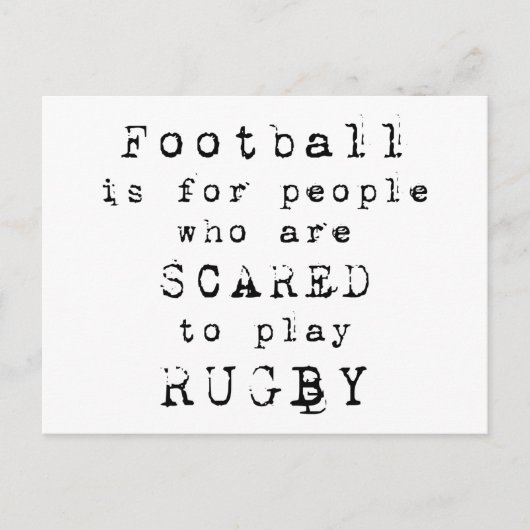 ラグビーサッカータイプ.png ポストカード (正面)