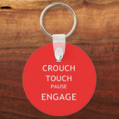 ラグビースクラムの手順（旧） キーホルダー (正面)