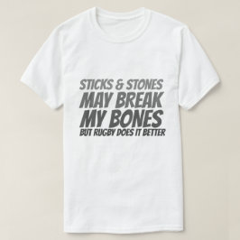 ラグビースティックとストーンズ Tシャツ