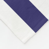 ラグビーストライプビーアリゲーターパーソナライズフリースブランケット フリースブランケット (角)