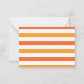 ラグビーストライプビーズライオンバレンタイン教室カード ノートカード (裏面)