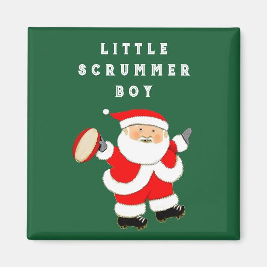 ラグビースポーツホリデーギフト マグネット (正面)