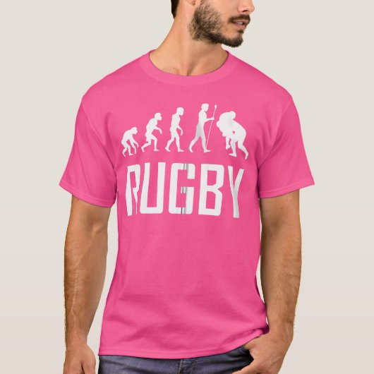 ラグビータックイレブンおもしろいビー Tシャツ (正面)