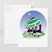 ラグビーハッカ3応援，トニー・フェルナンデス ポストカード (正面/裏面)