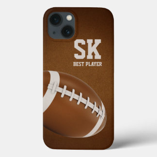 ラグビーパーソナライズされたビー American Football Sport Gift iPhone 13ケース