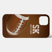 ラグビーパーソナライズされたビー American Football Sport Gift Case-Mate iPhoneケース (裏面 (横))