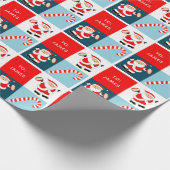 ラグビーパーソナライズされたホリディギフトラッピング紙 ラッピングペーパー (角)