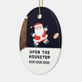 ラグビーパーソナライズされた収集可能セラミックオーナメント セラミックオーナメント (左)