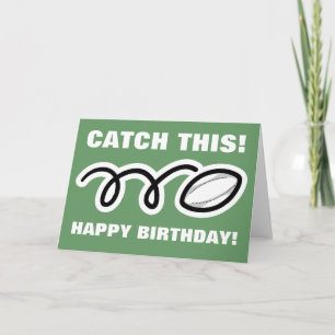 ラグビーファンと選手のための誕生日カード カード