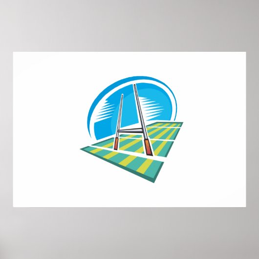 ラグビーフィールド ポスター (正面)