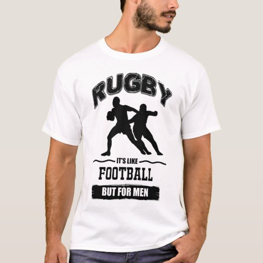 ラグビーフットボールTシャツ Tシャツ (正面)