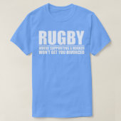 ラグビープレーヤーのためのラグビー審判員とファンをコーチ Tシャツ (デザイン正面)