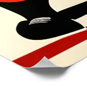 ラグビープレーヤーアートプリント ポスター (角)