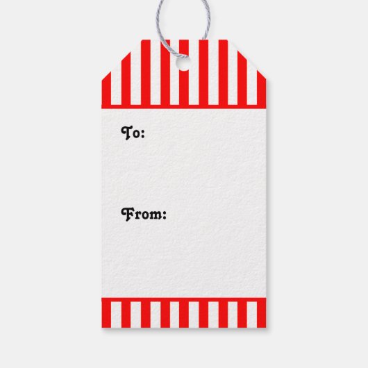 ラグビープレーヤークリスマスギフトタグ ギフトタグ (裏面)