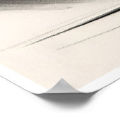 ラグビープレーヤースケッチ – アートプリント ポスター (角)