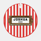 ラグビープレーヤー収集可能 メタルオーナメント (裏面)