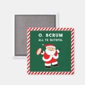 ラグビープレーヤー靴下スタッフマグネット マグネット (正面/裏面)