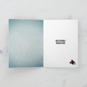 ラグビープレーヤー – スポーツをテーマにした男らし誕生日 カード (内部)