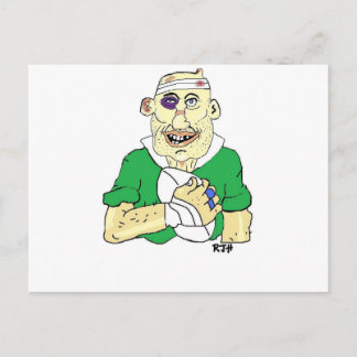 ラグビープレーヤー ポストカード