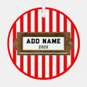 ラグビーホリデーギフト メタルオーナメント (裏面)