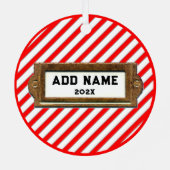 ラグビーホリデーギフト メタルオーナメント (裏面)