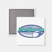 ラグビーボールニュージランド マグネット (正面/裏面)