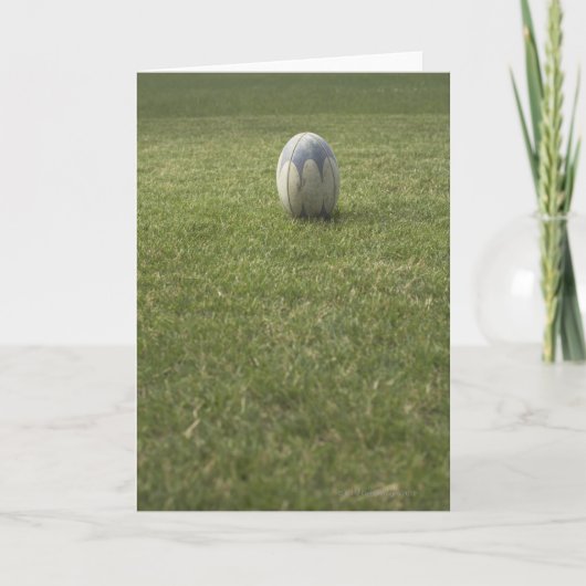 ラグビーボール カード (正面)