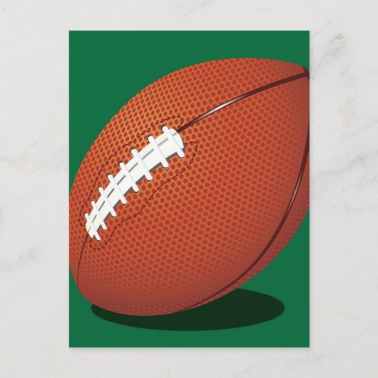 ラグビーボール ポストカード (正面)