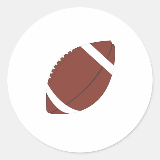 ラグビーボール ラウンドシール (正面)
